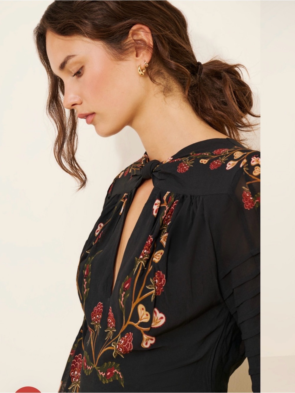 Farm Rio Berry Garden Long Sleeve Dress - Picture 3 of 7